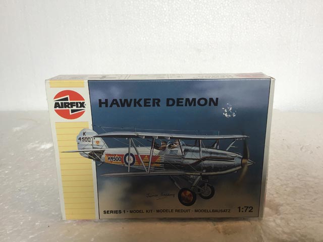 Airfix Model Kits - Hawker Demon Series 1 1:72 Scale