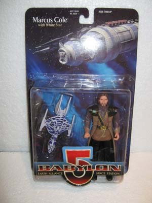 Marcus Cole with White Star - Babylon 5 Earth Alliance Space Station