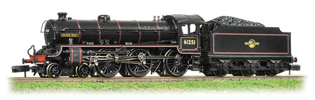 Graham Farish 372-077 Class B1 61251 4-6-0 Oliver Bury BR black with late crest