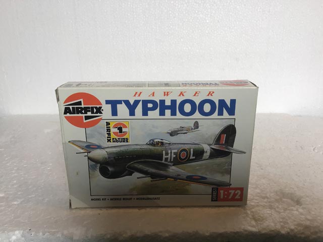 Airfix Model Kits - Hawker Typhoon Series 1 1:72 Scale