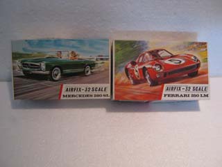 Airfix Model Kit - Mercedes 280 SL Airfix 1/32 Scale and Ferrari 250 LM Airfix 1/32 Scale