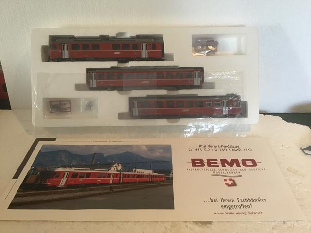 Bemo Railways RhB Vorort Pendelzug