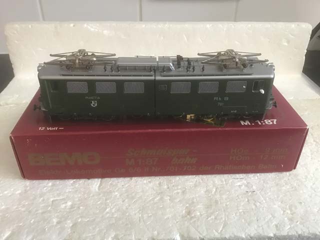 Bemo 1254-1 Class 6/6 Electric Locomotive Raetia