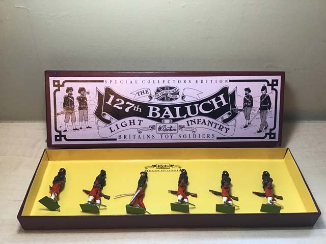 Britain’s Toy Soldiers Special Collectors Edition 127th Baluch Light Infantry - Aquitania Collectables