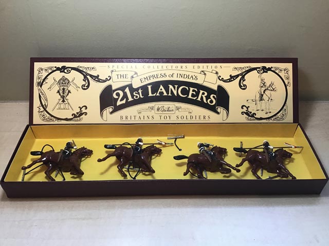 Britain’s Toy Soldiers Special Collectors Edition The Empress of India’s 21st Lancers - Aquitania Collectables