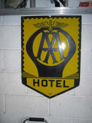 AA Hotel Sign