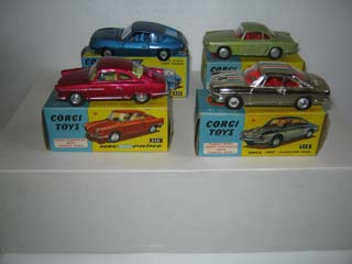 Corgi Toys 315, 316, 222, 332
