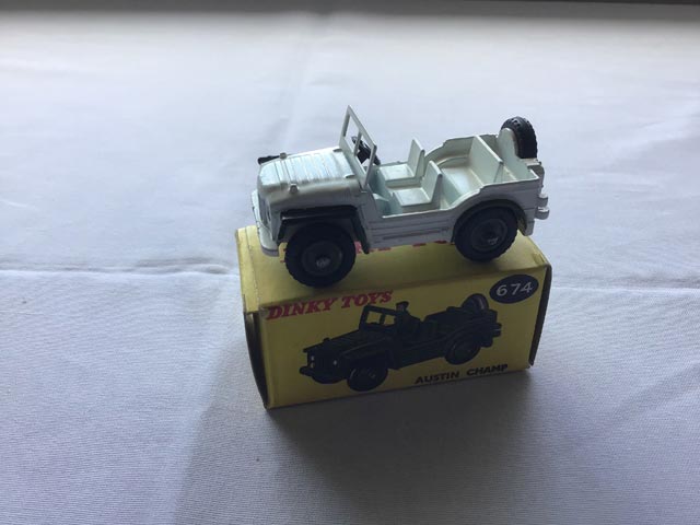 Dinky Toys 674 UN Austin Champ at Aquitania Collectables