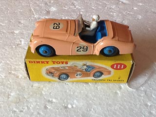 Dinky Toys 111 Triumph TR2 Sports Car