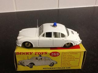 Dinky Toys 269 Jaguar MK II Motorway Police Car