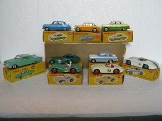 Dinky Toys 109, 110, 133, 148, 162, 163, 189