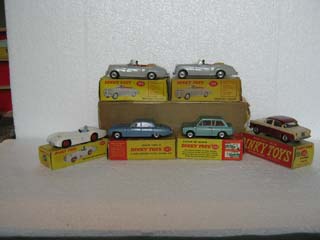 Dinky Toys 138, 142, 165, 194, 237