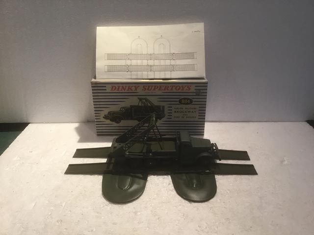 French Dinky Supertoys 884 Camion Militaire Brockway Avec Pont De Bateux - Aquitania Collectables