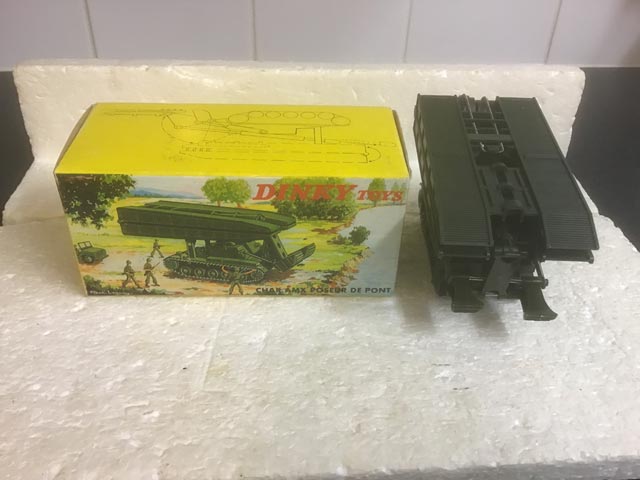 French Dinky Toys 883 Char Amx Poseur De Pont Avec Pont Amovible Aquitania Collectables