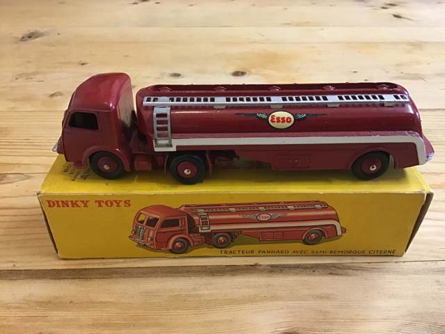 French Dinky Toys 32C Panhard Titan-Coder Tanker Esso at Aquitania Collectables