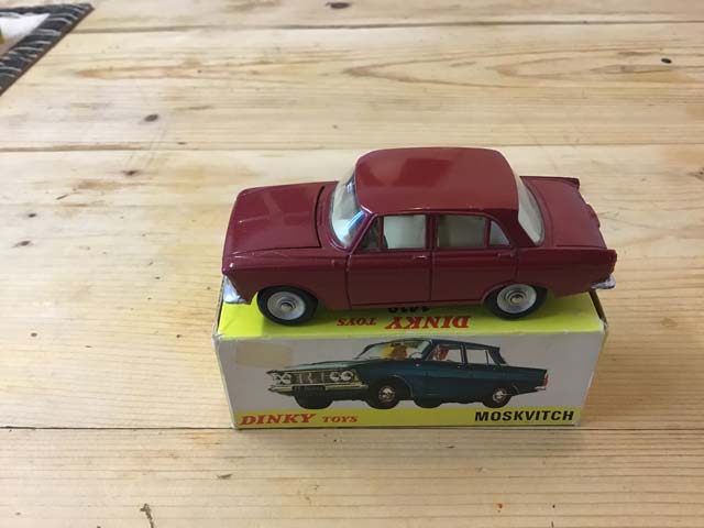 French Dinky Toys 410 Moskvitch 408 at Aquitania Collectables