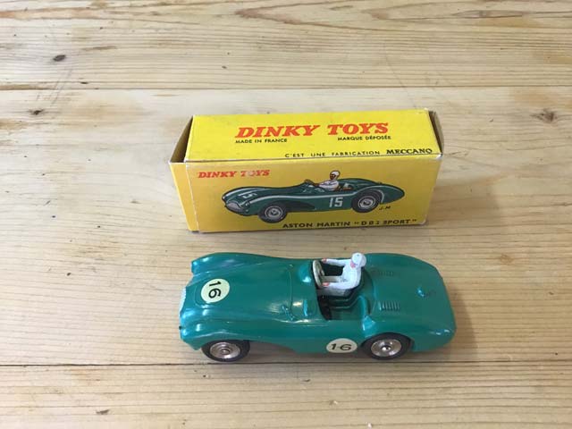 French Dinky Toys 506 Aston Martin DB3 Sport at Aquitania Collectables
