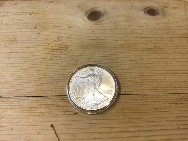 2004 Liberty One Dollar Silver Coin at Aquitania Collectables