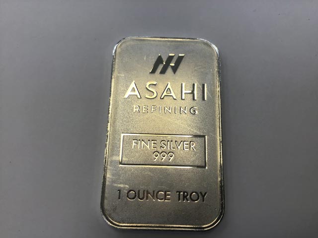 Asahi Refining Fine Silver 999 1 Ounce Troy at Aquitania Collectables