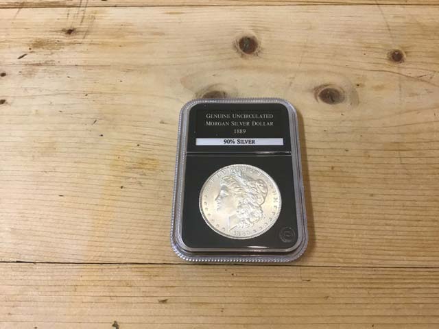 Genuine Uncirculated Morgan Silver Dollar 1889 90% Silver at Aquitania Collectables