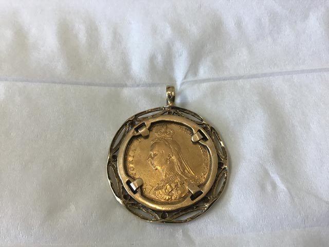 Queen Victoria 1893 Gold Sovereign at Aquitania Collectables