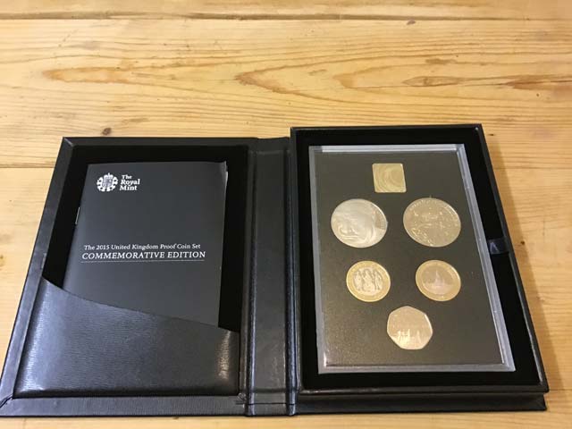 The Royal Mint The 2015 United Kingdom Proof Coin Set Commemorative Edition at Aquitania Collectables