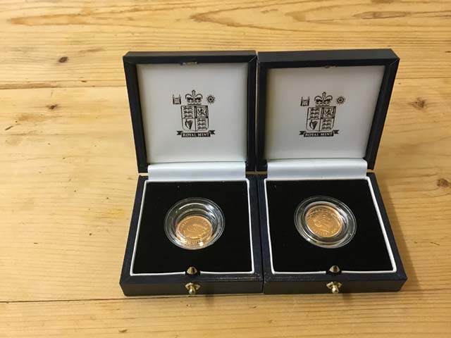 The Royal Mint United Kingdom Proof Half Sovereign at Aquitania Collectables