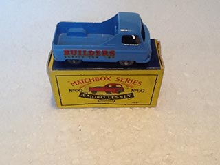 Matchbox Series 1-75 No 60 Morris J2 Pick Up Van Builders Supply Company