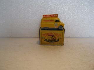 Matchbox Series 1-75 No 42 Evening News Van