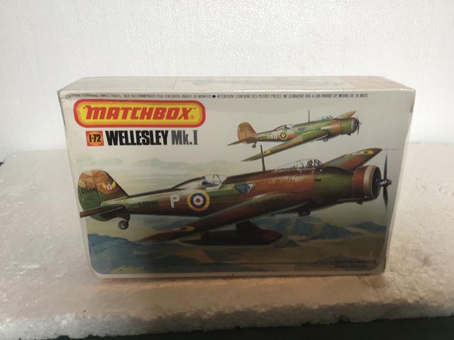 Matchbox Model Kit - Wellesley MK.I 1:72 Scale