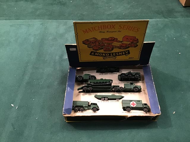 Matchbox Series Gift Set - Army Transport Set - Aquitania Collectables