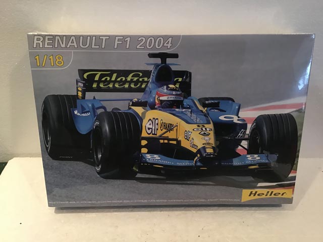 Heller Renault F1 2004 1/18 Scale - Model Kits - Aquitania Collectables