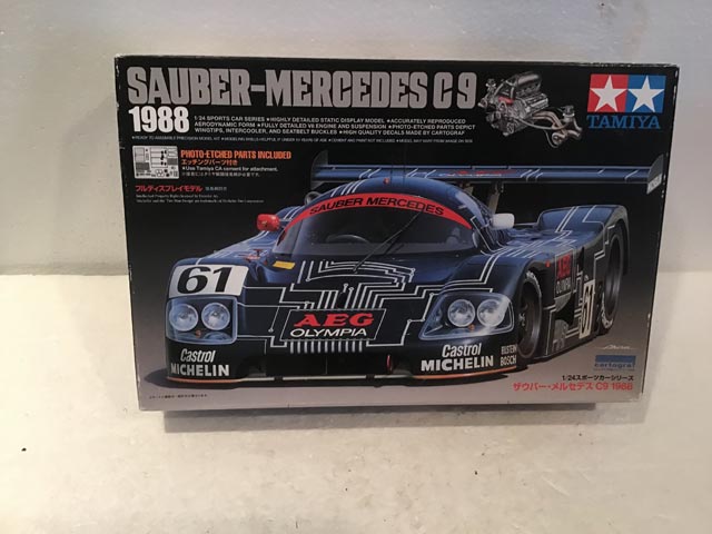 Tamiya Model Kits Sauber-Mercedes C9 1988 Sports Car Series 1/24 Scale - Model Kits - Aquitania Collectables