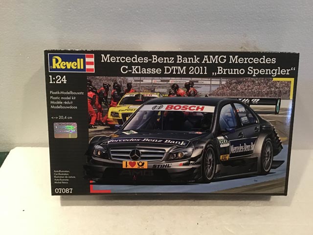 Revell Mercedes-Benz Bank AMG Mercedes C-Klasse DTM 2011 Bruno Spengler 1/24 Scale - Model Kits - Aquitania Collectables