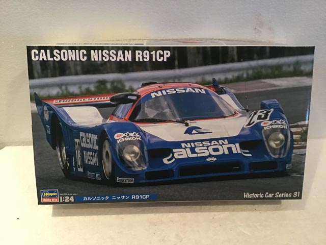 Hasegawa Model Kits Calsonic Nissan R91CP Historic Car Series 31 1/24 Scale - Model Kits