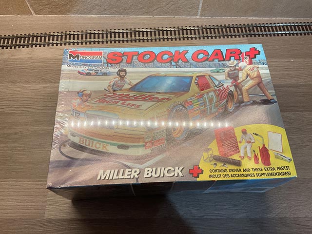 Monogram Plastic Model Car Kit Stock Car Plus Miller Buick - Model Kits - Aquitania Collectables