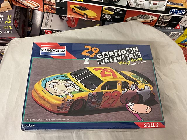 Monogram Plastic Model Kits 29 Cartoon Network Wacky Racing Monte Carlo - Model Kits - Aquitania Collectables