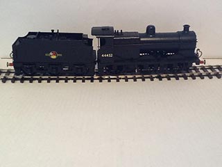 Scratch Built Locomotive 4F R/N 44452 BR Black Livery 0-6-0