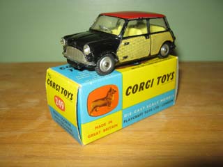 Corgi Toys 249 Morris Mini-Cooper Delux