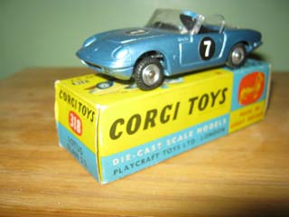 Corgi Toys 318 Lotus Elan S2 Hardtop
