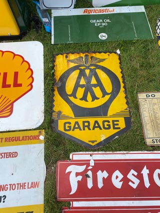 AA Garage Shell Sign - Aquitania Collectables