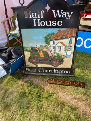 Half Way House Sign - Aquitania Collectables