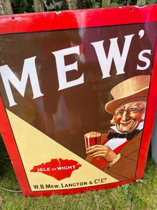 WB Mew Langton Co Ltd Sign - Aquitania Collectables