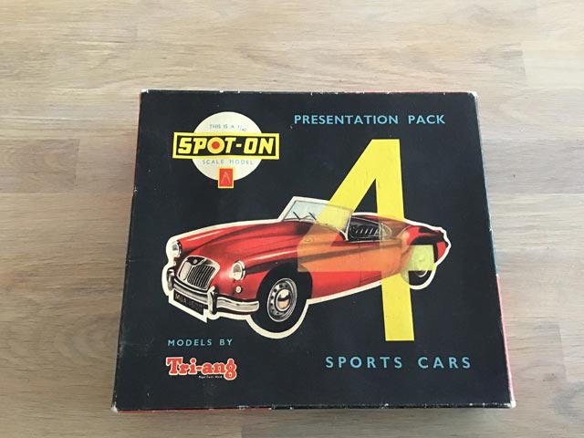 Spot-On Presentation Pack 4 Sports Cars - Aquitania Collectables